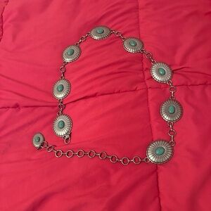 Silver and Turquoise Belt